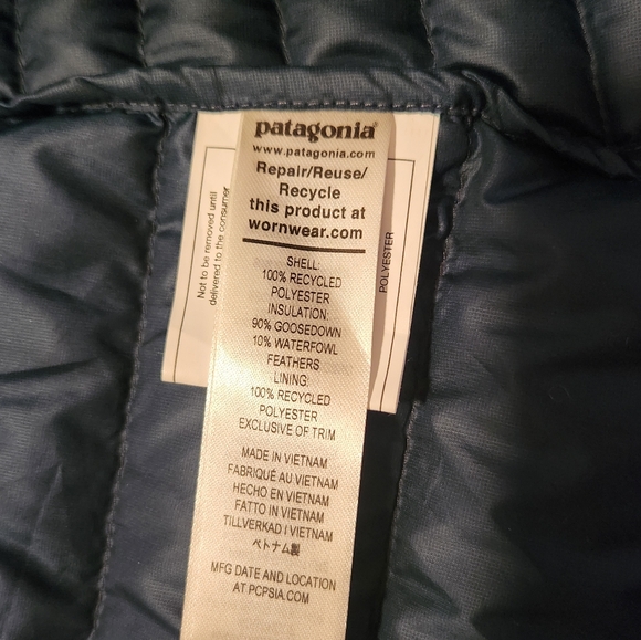 ❄️PATAGONIA❄️Women's Down Sweater Vest, Dark Borealis Green, Large NWT - Picture 8 of 13
